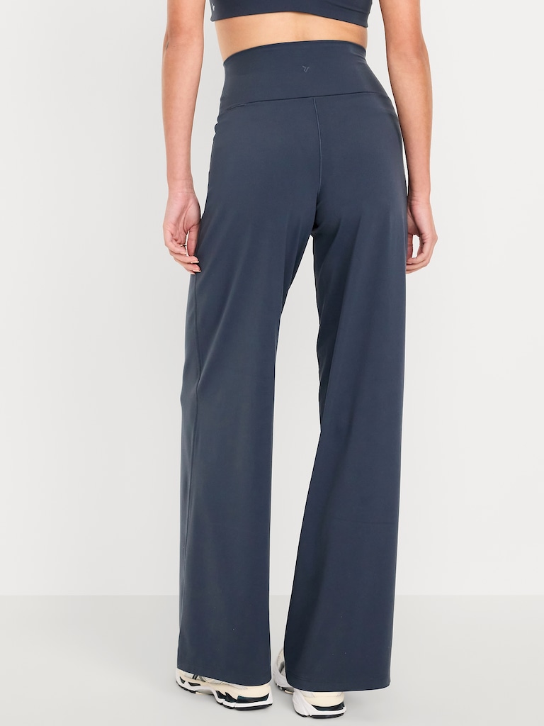 High-Waisted StudioSmooth Wide-Leg Pants
