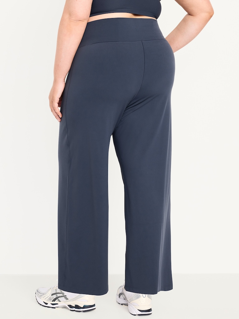 High-Waisted StudioSmooth Wide-Leg Pants