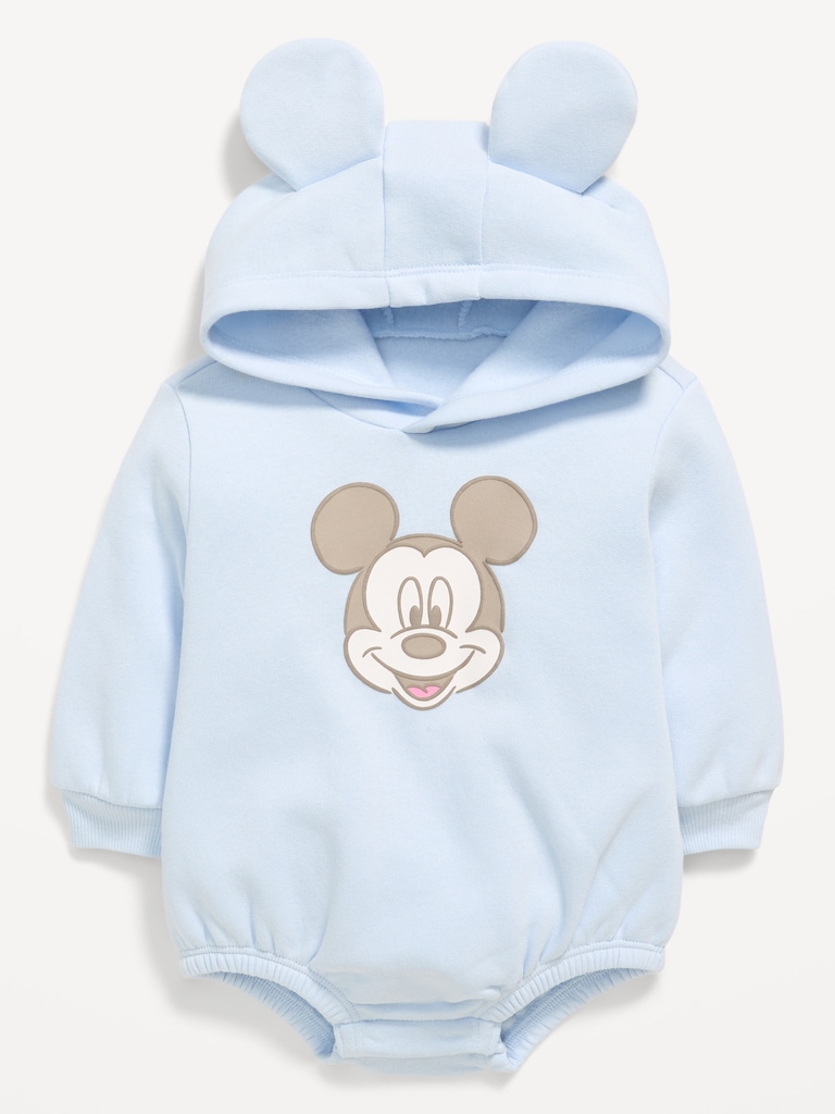 Disney© Hooded Fleece One-Piece Romper for Baby