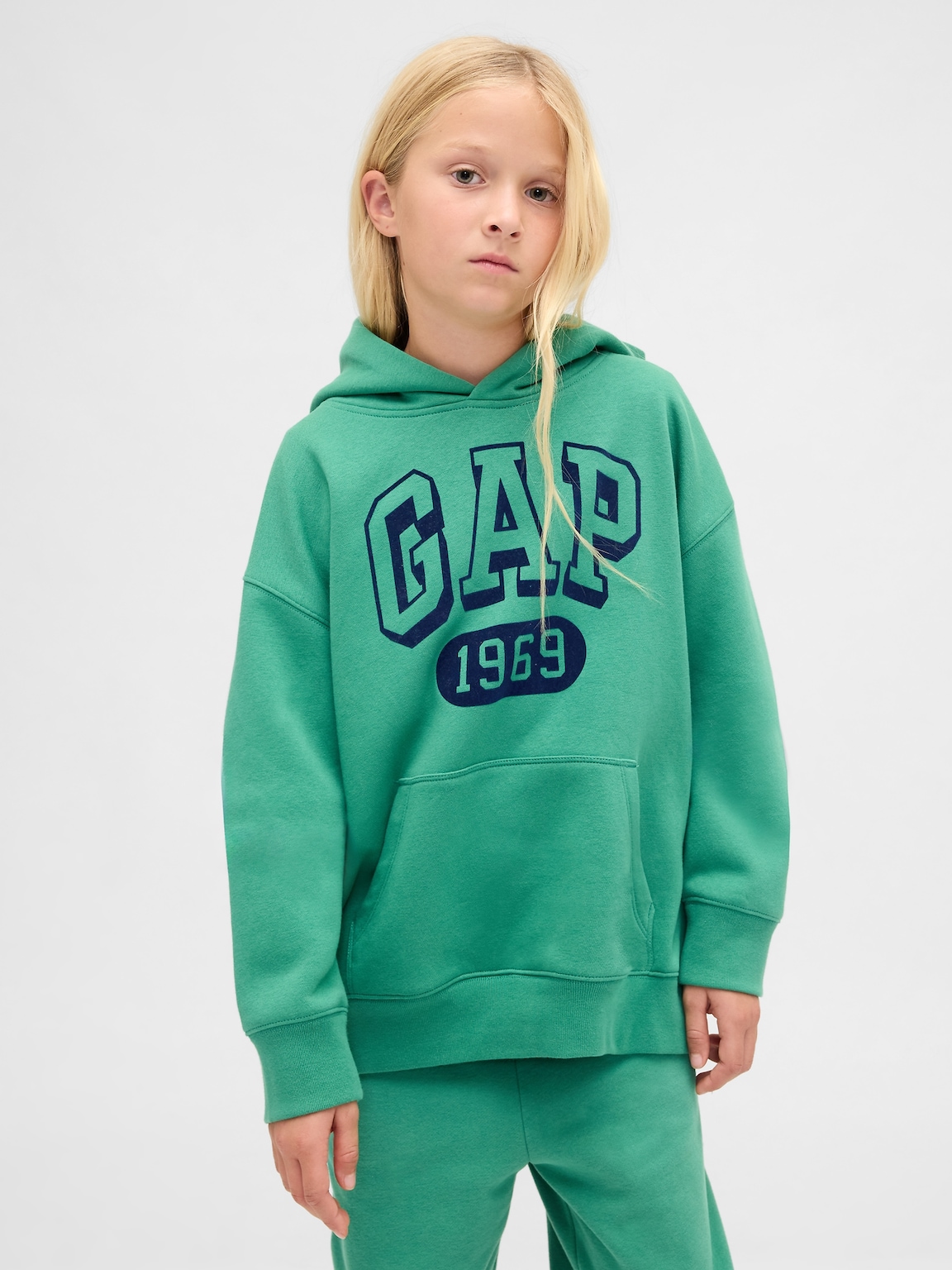 Kids VintageSoft Logo Hoodie