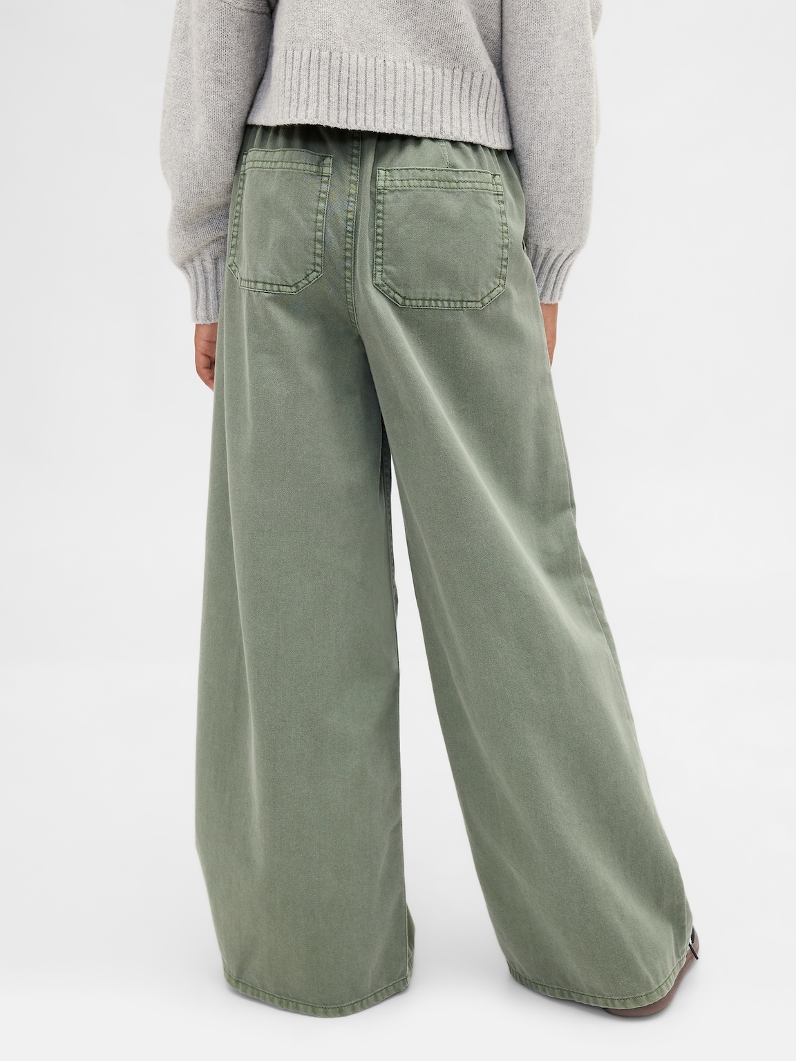 Kids Twill Baggy Pants
