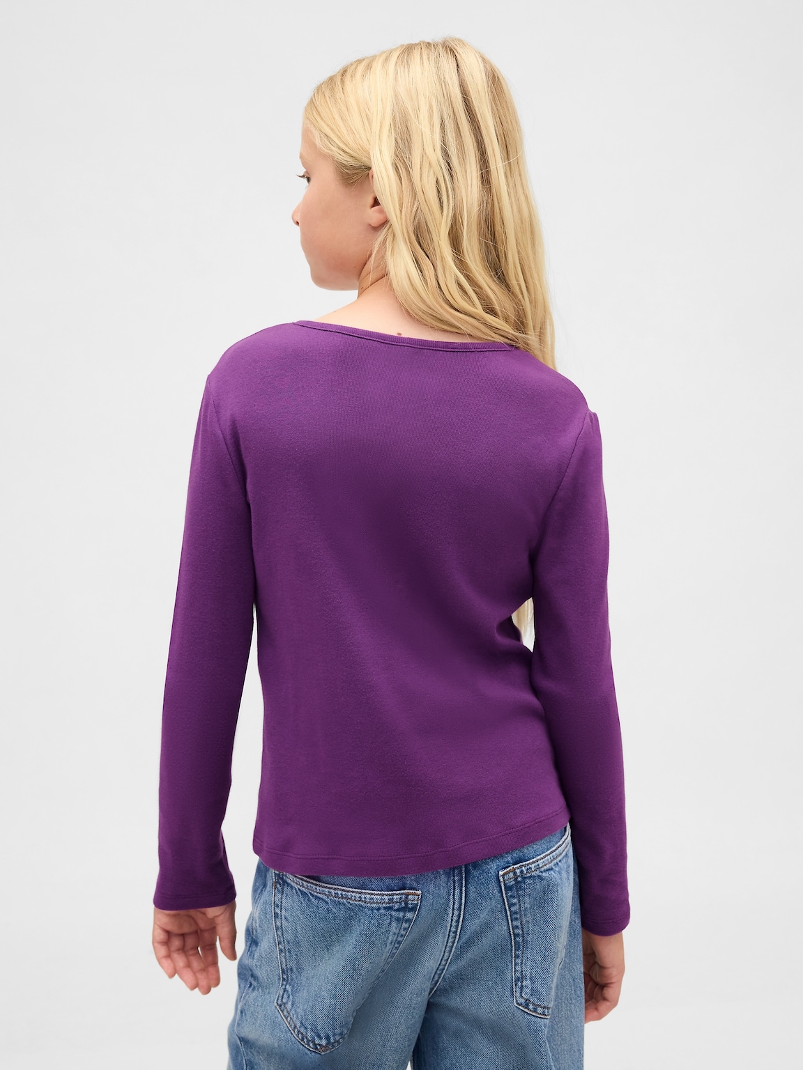 Kids Keyhole Bow Fitted T-Shirt