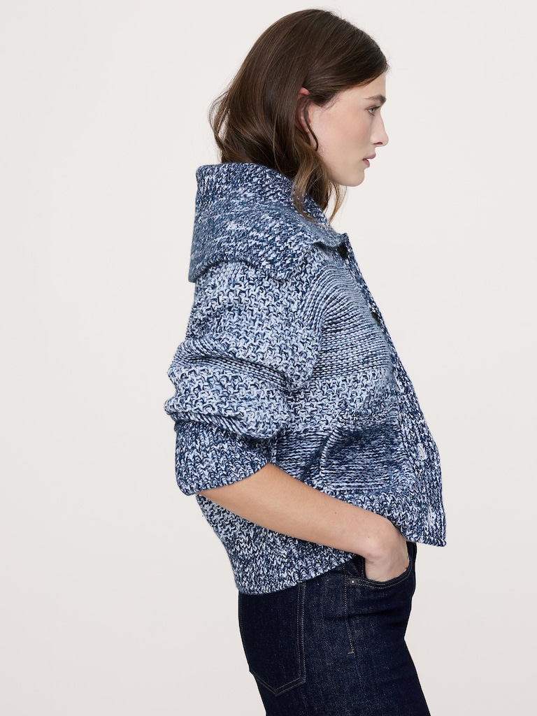 Spacedye Cotton-Wool Cardigan