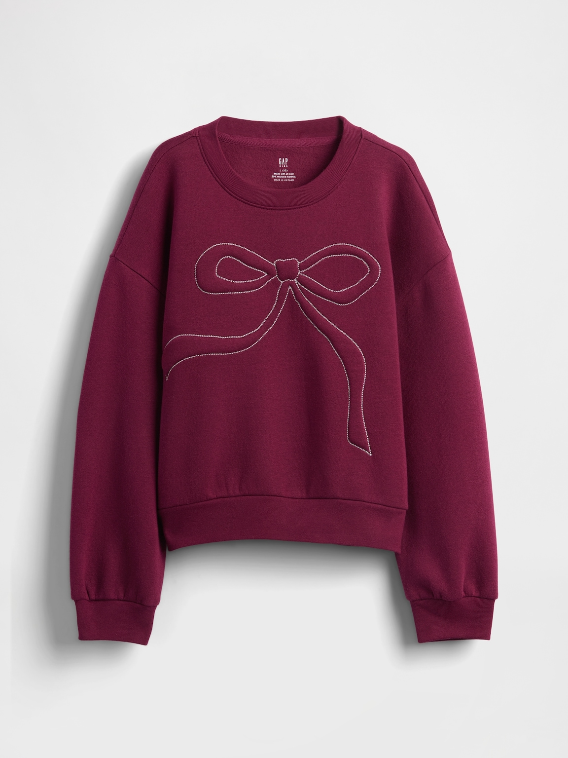 Kids Embellished Dolman Sweatshirt