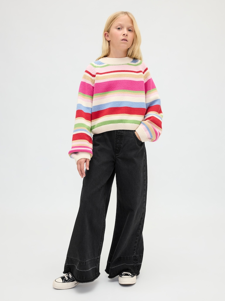 Kids Low Rise Baggy Jeans