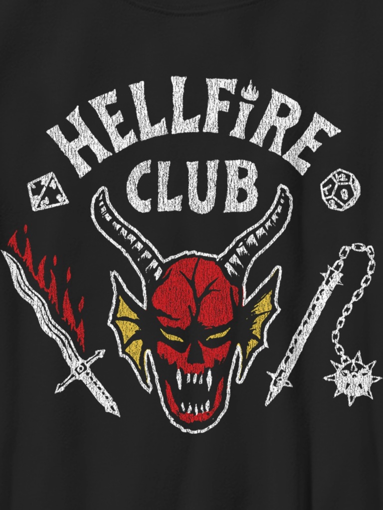 Stranger Things Hellfire Graphic T-Shirt for Kids