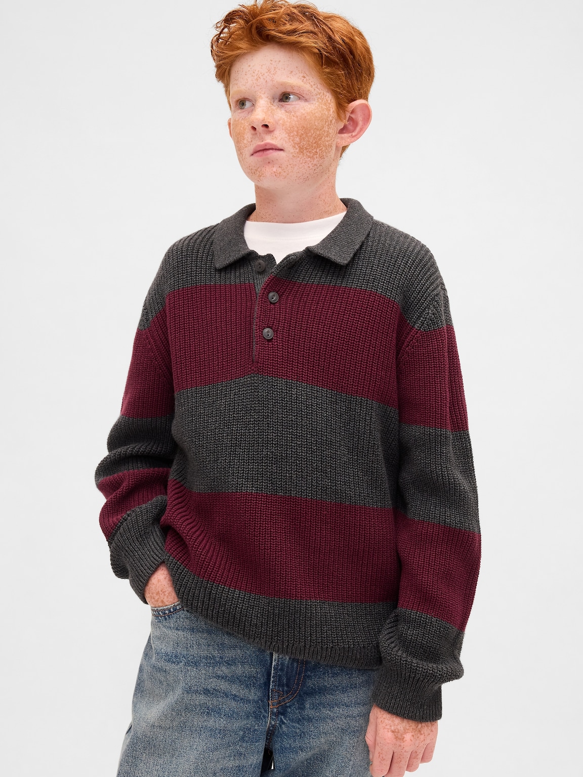 Kids Polo Sweater