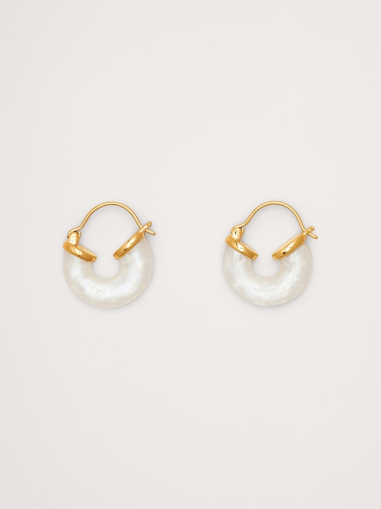 Petit Swell Hoop Earrings by Anni Lu
