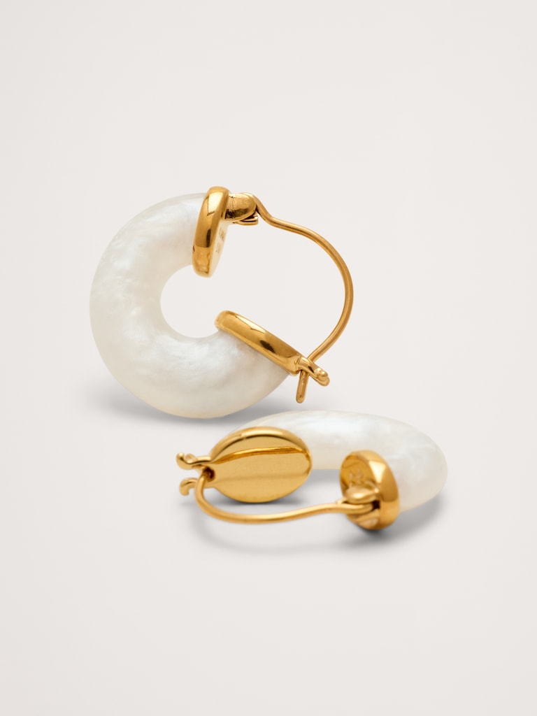 Petit Swell Hoop Earrings by Anni Lu