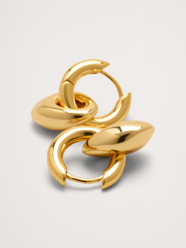 Petit Pebble Hoops by Anni Lu