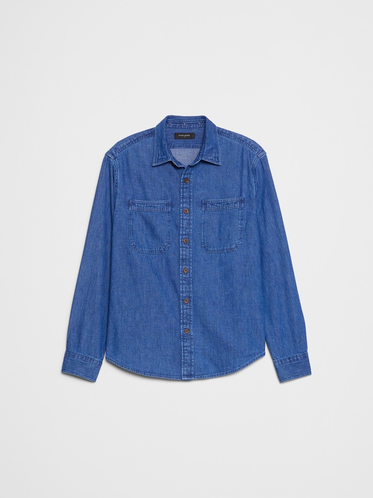 Standard-Fit Heritage Denim Shirt