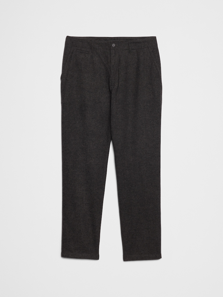 Slim-Fit Brushed Pant