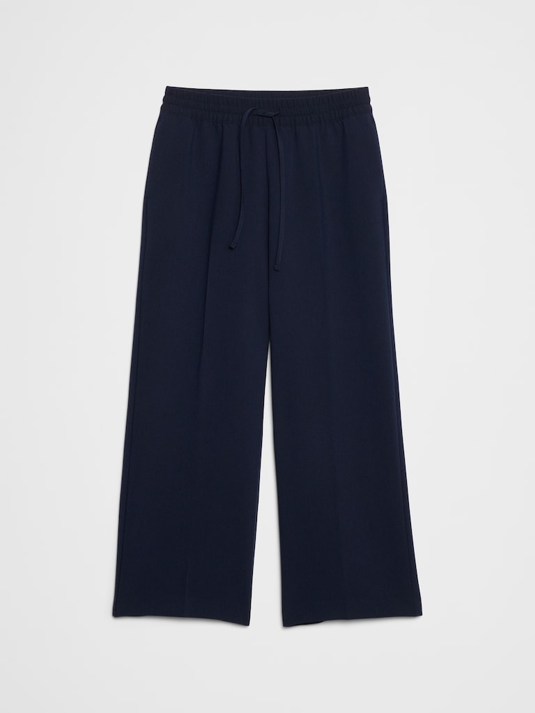 Straight Mid-Rise Pull-On Pant