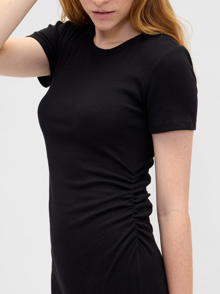 Ribbed T-Shirt Maxi Dress