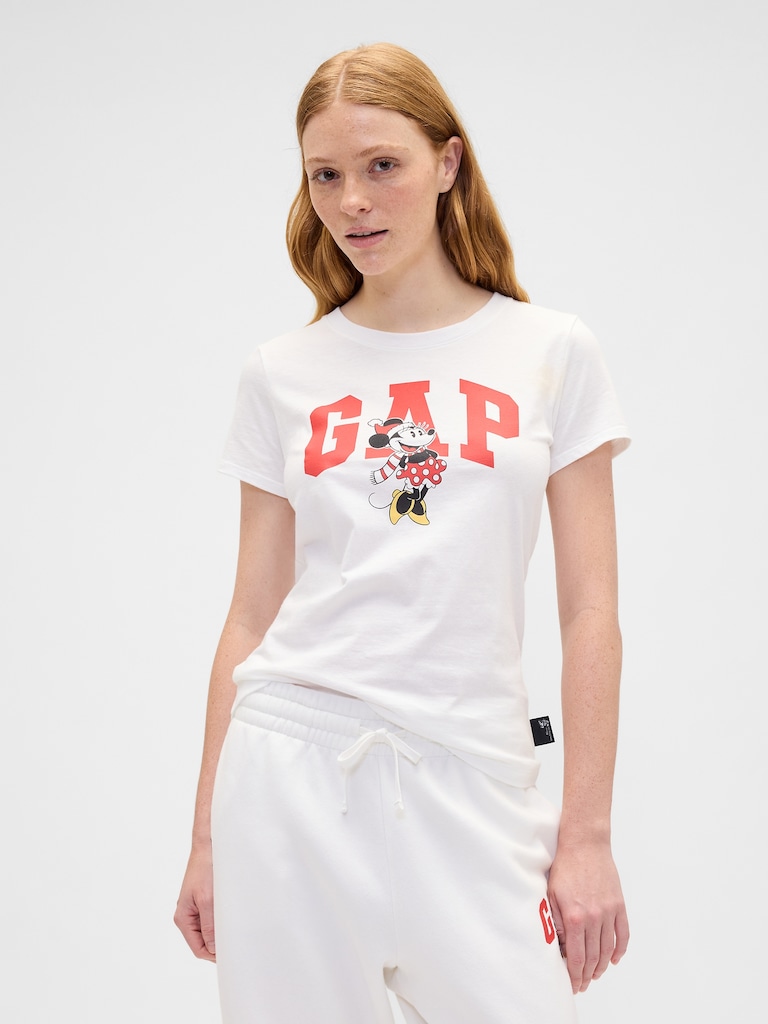 Gap × Disney Minnie Mouse Logo T-Shirt