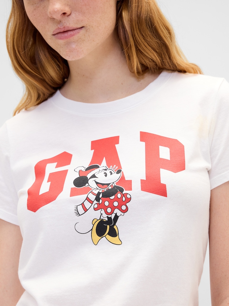 Gap × Disney Minnie Mouse Logo T-Shirt