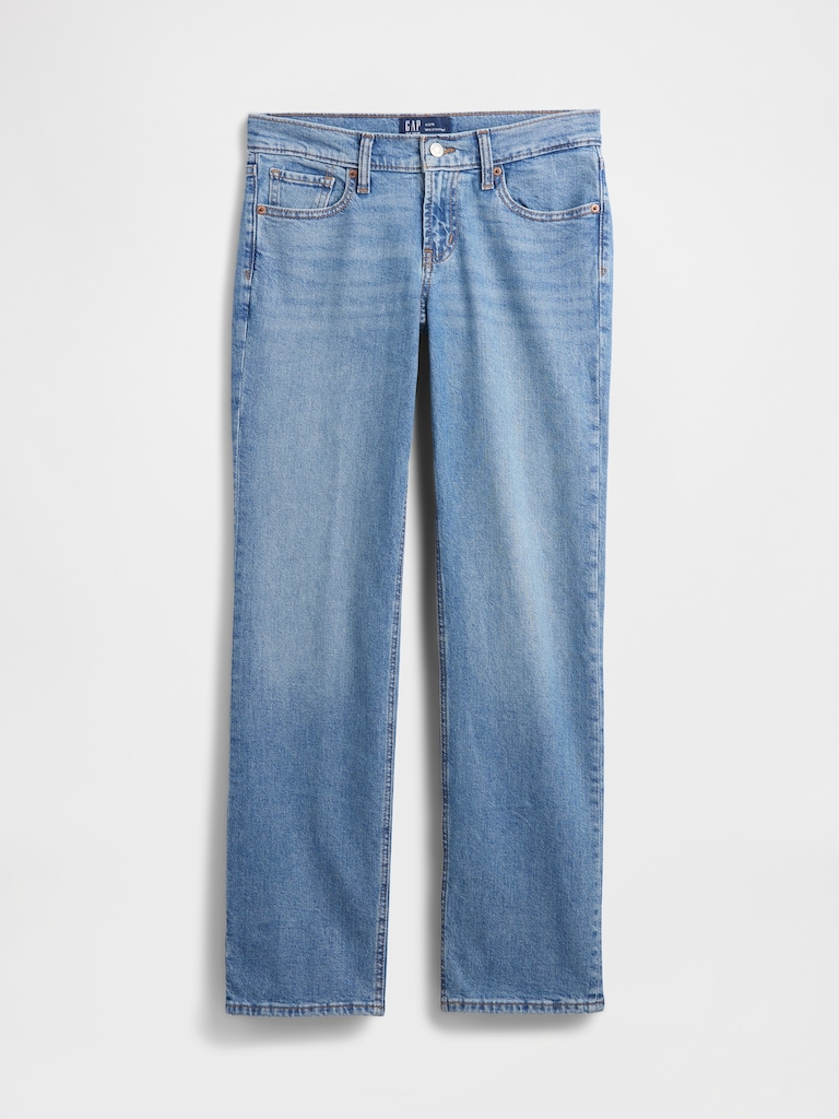 Low Rise '90s Straight Jeans