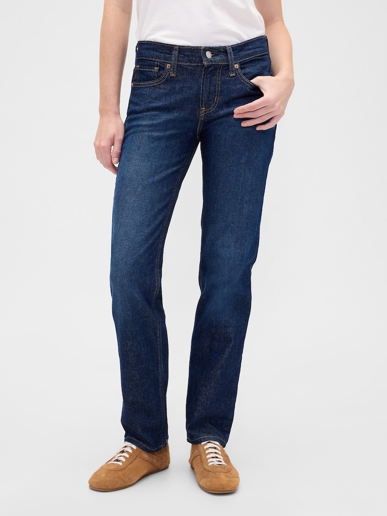 Low Rise '90s Straight Jeans