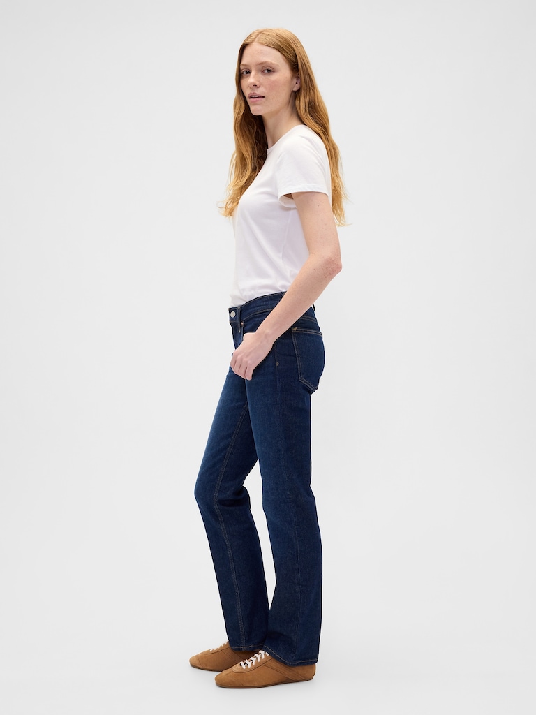 Low Rise '90s Straight Jeans