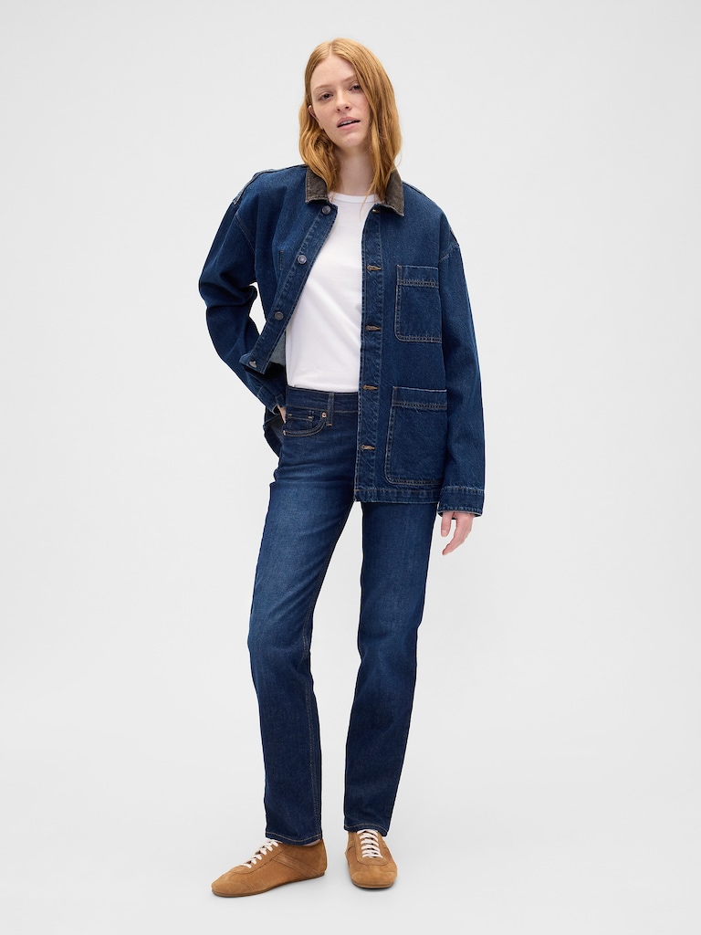 Low Rise '90s Straight Jeans