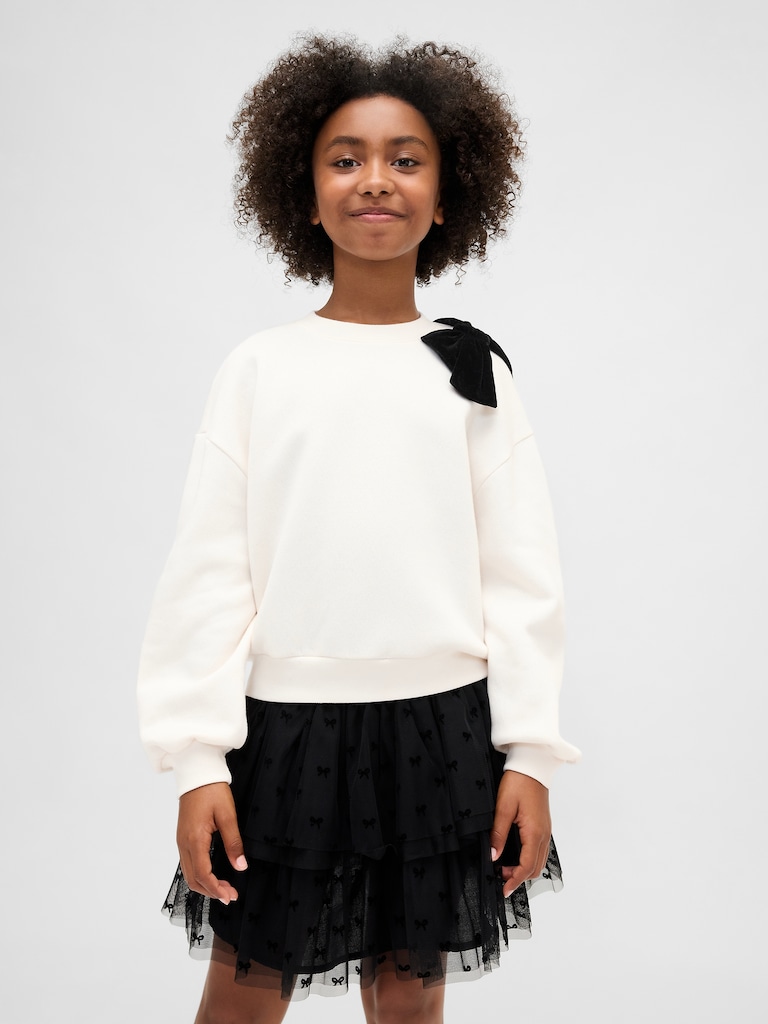Kids Embellished Dolman Sweatshirt