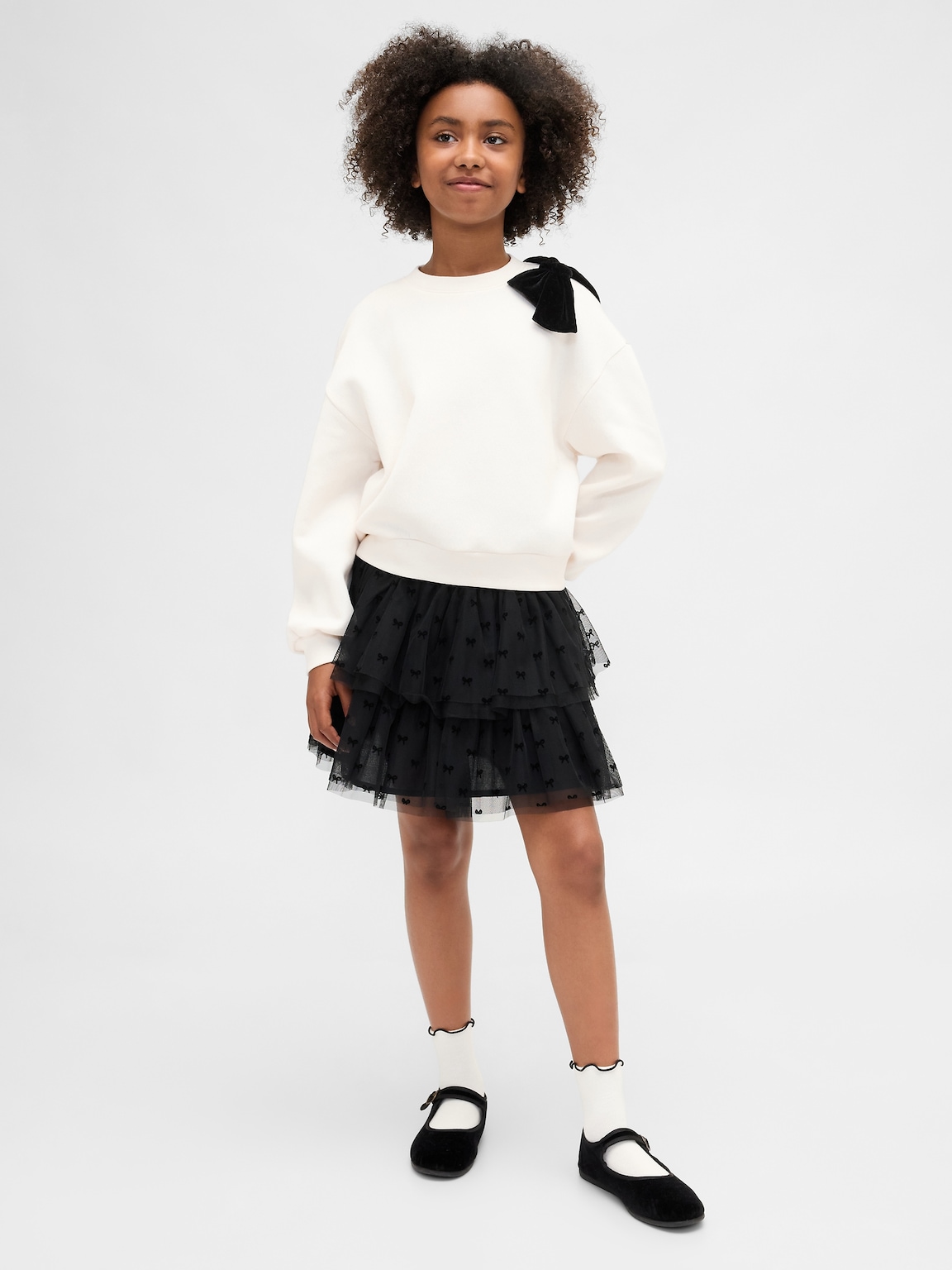 Kids Embellished Dolman Sweatshirt