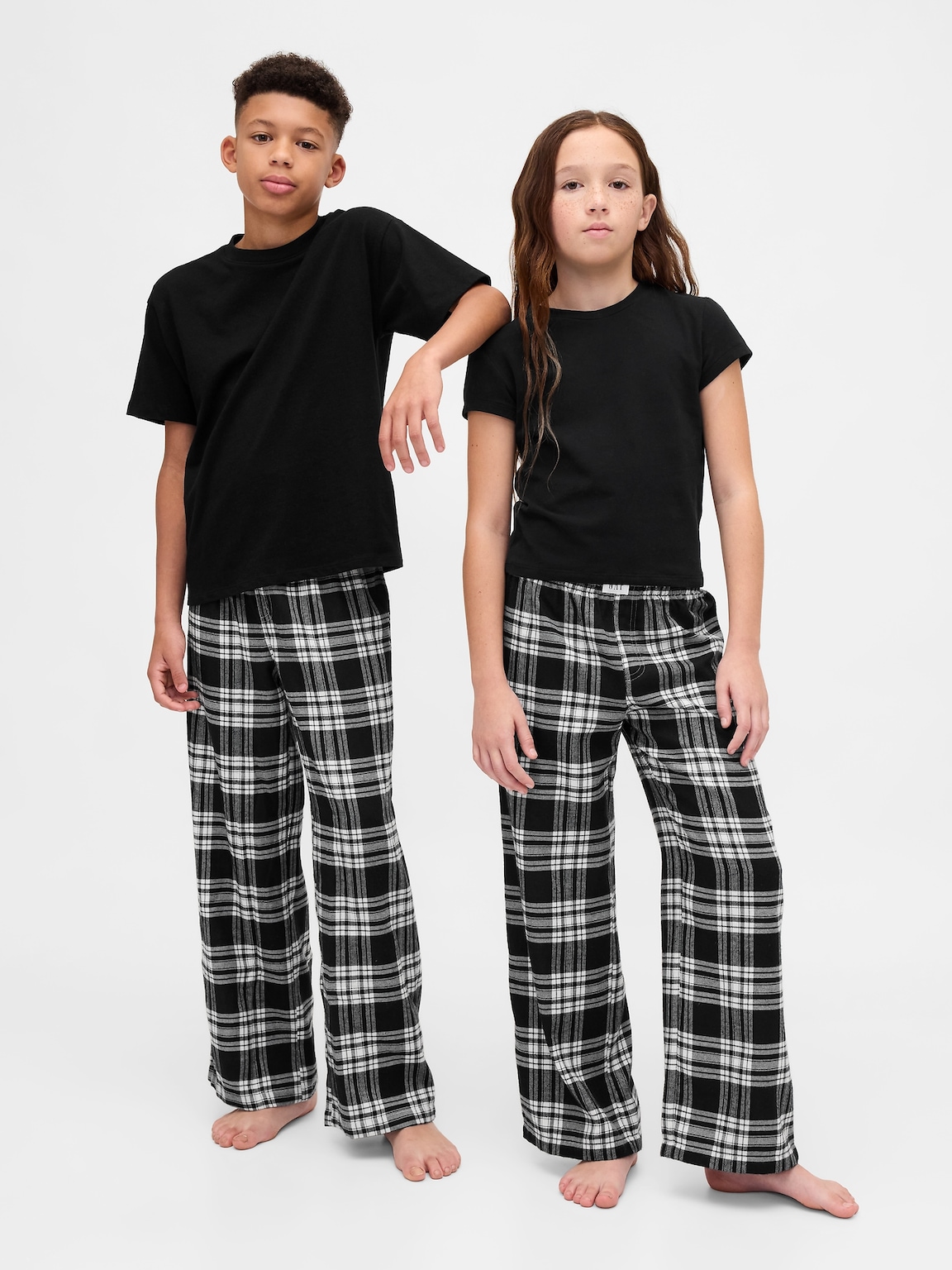 Kids Recycled Flannel PJ Pants