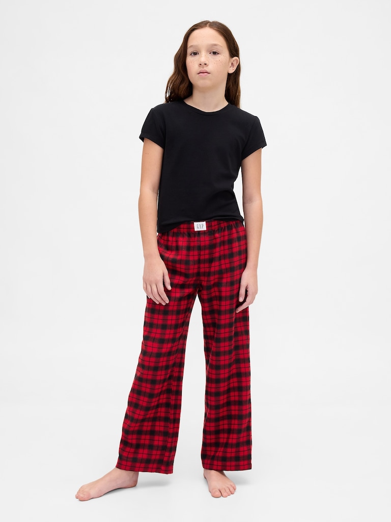 Kids Recycled Flannel PJ Pants