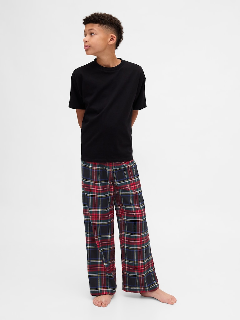 Kids Recycled Flannel PJ Pants
