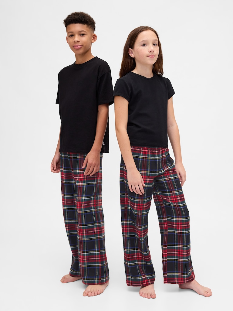 Kids Recycled Flannel PJ Pants