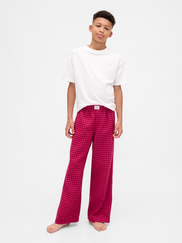 Kids Recycled Flannel PJ Pants