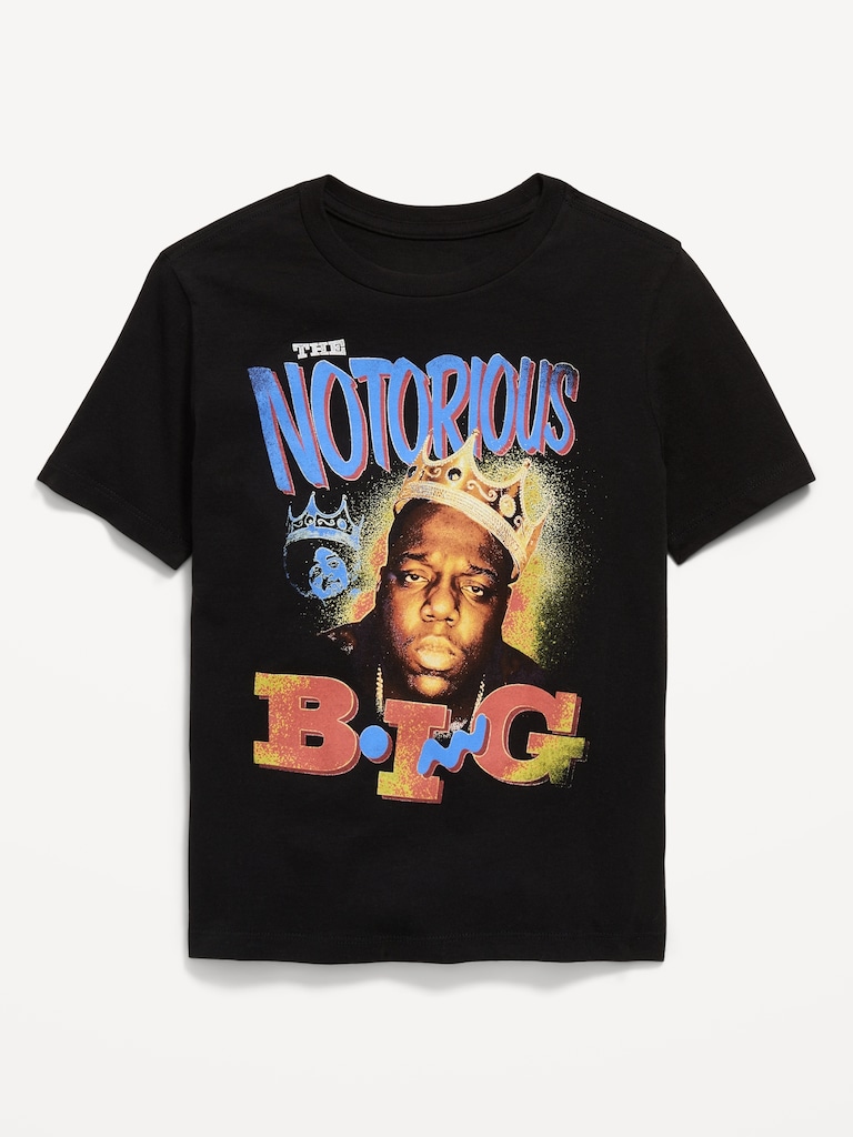Notorious B.I.G. Biggie Smalls™ Gender-Neutral Graphic T-Shirt for Kids