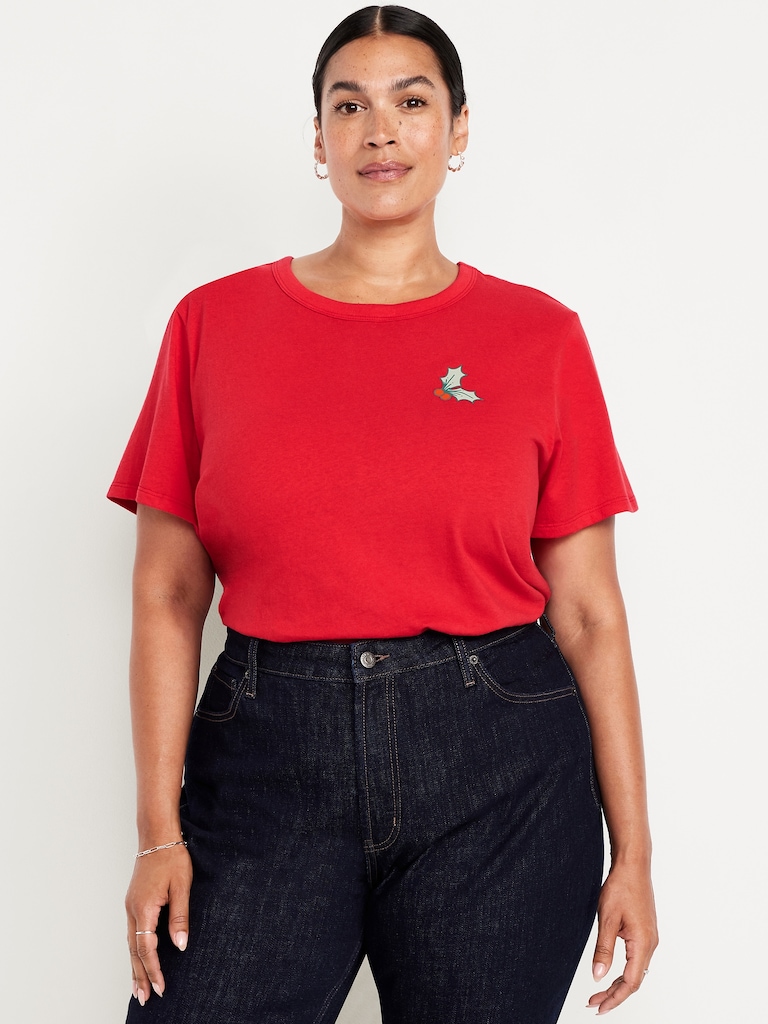 EveryWear Crew-Neck Graphic T-Shirt