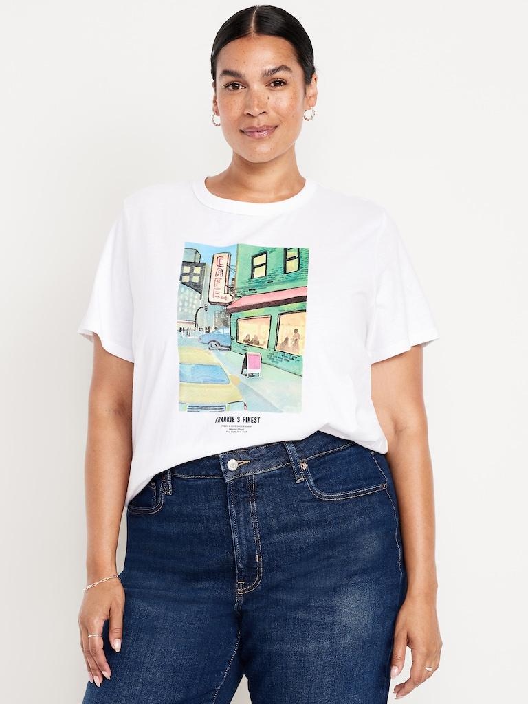 EveryWear Crew-Neck Graphic T-Shirt