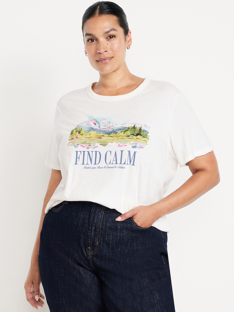 EveryWear Crew-Neck Graphic T-Shirt