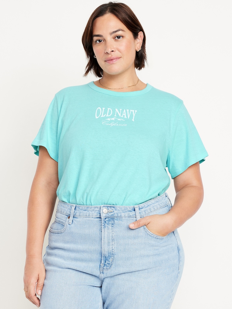 Crew-Neck Logo-Graphic T-Shirt