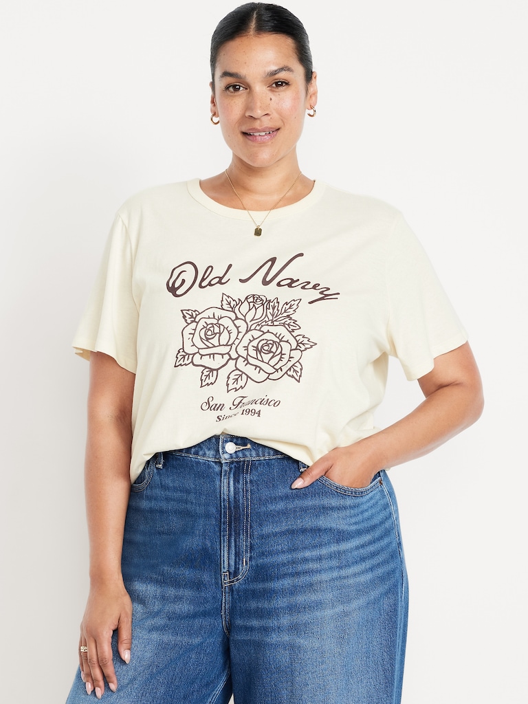 Crew-Neck Logo-Graphic T-Shirt