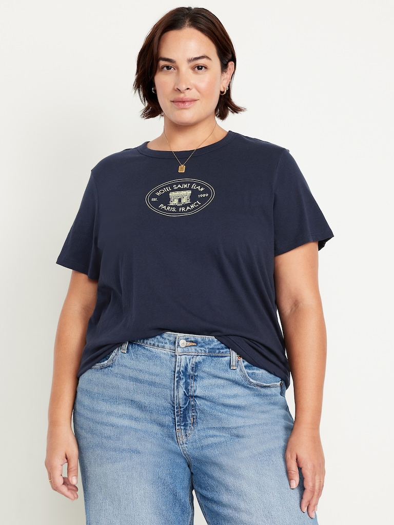 EveryWear Crew-Neck Graphic T-Shirt