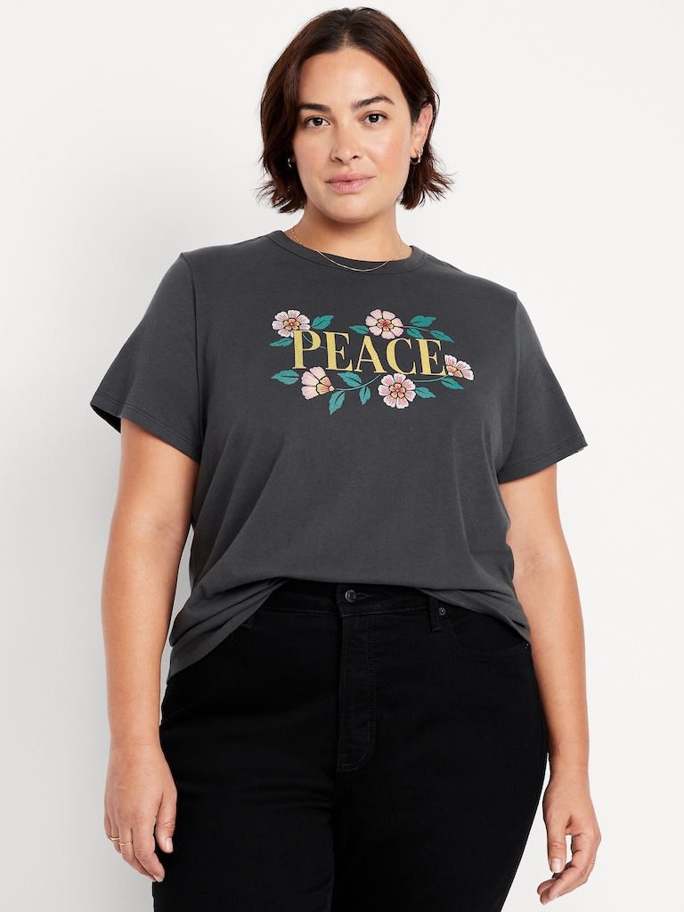 EveryWear Crew-Neck Graphic T-Shirt