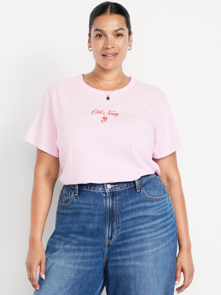 Crew-Neck Logo-Graphic T-Shirt