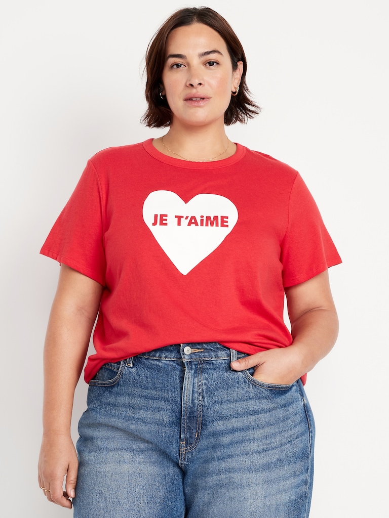 EveryWear Crew-Neck Graphic T-Shirt