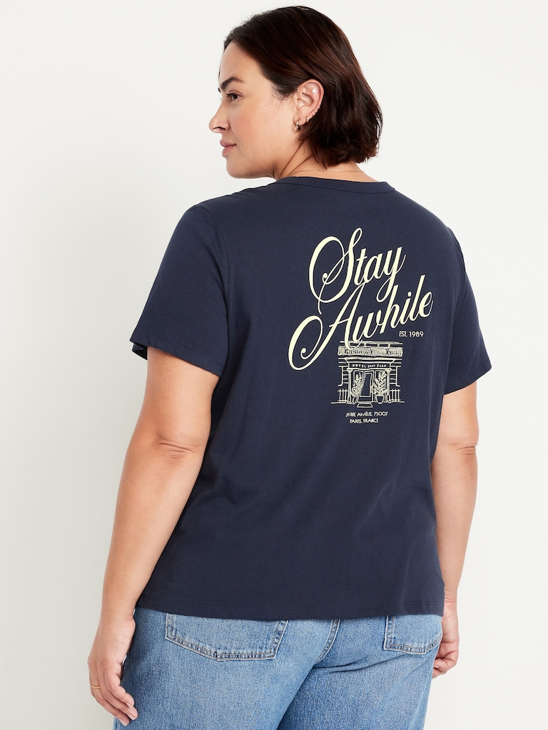 EveryWear Crew-Neck Graphic T-Shirt