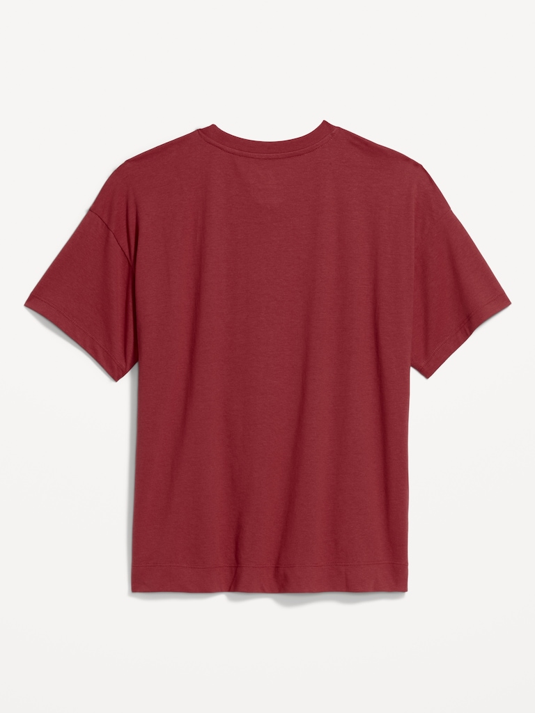 College Crew-Neck T-Shirt for Women