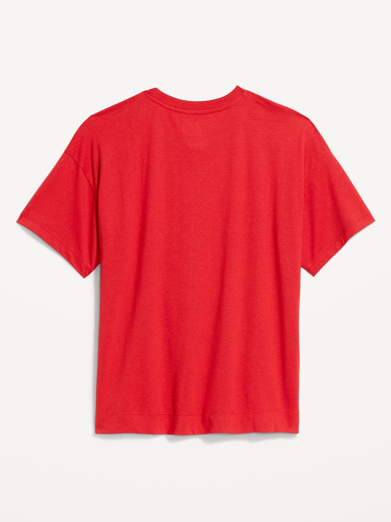 College Crew-Neck T-Shirt for Women