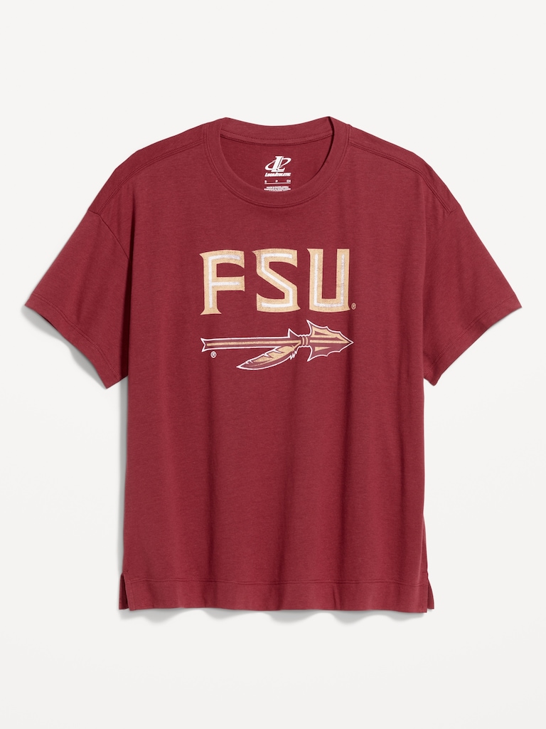 College Crew-Neck T-Shirt for Women