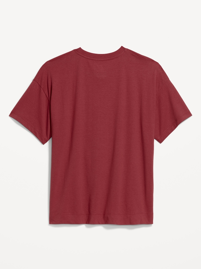 College Crew-Neck T-Shirt for Women