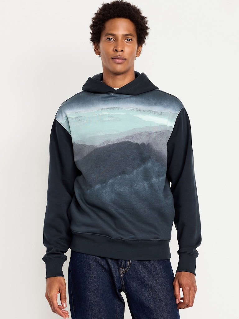 Rotation Graphic Popover Hoodie