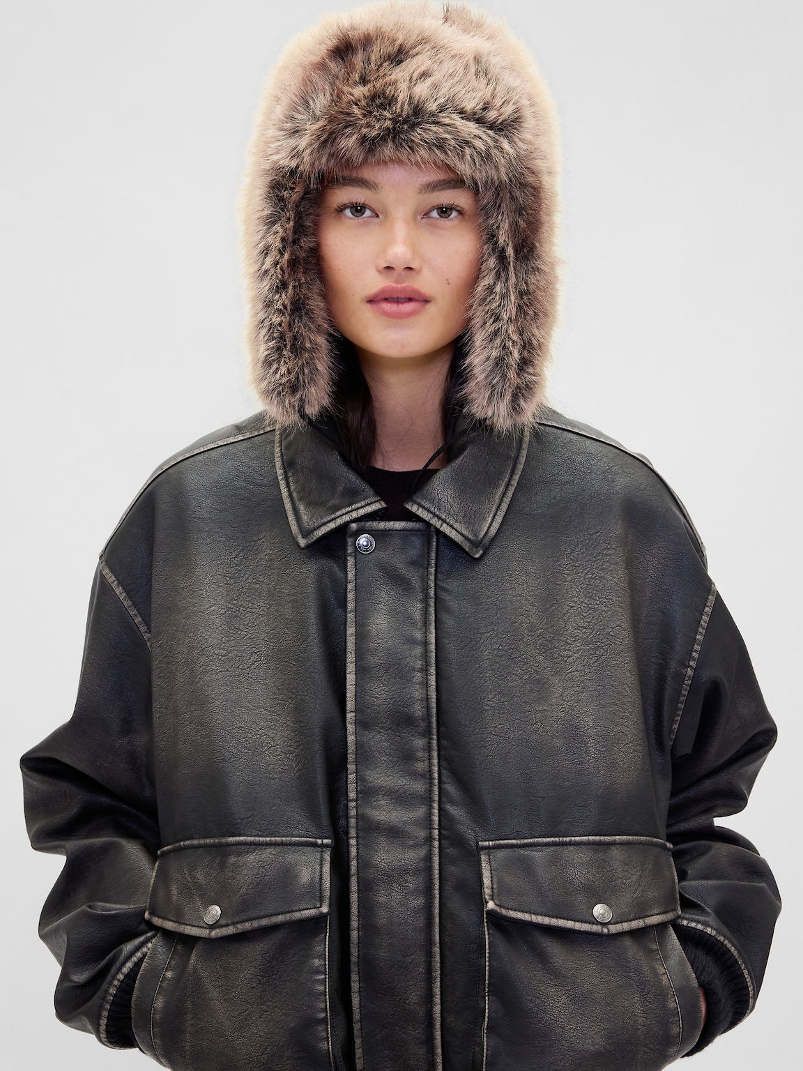 Faux Fur Trapper Hat