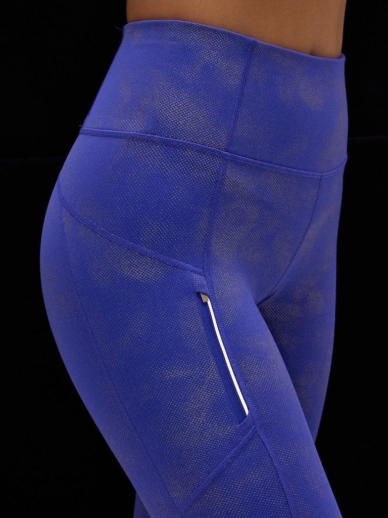 Rainier High Rise Reflective Print Legging