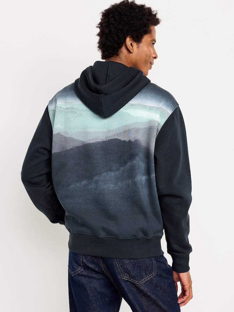 Rotation Graphic Popover Hoodie